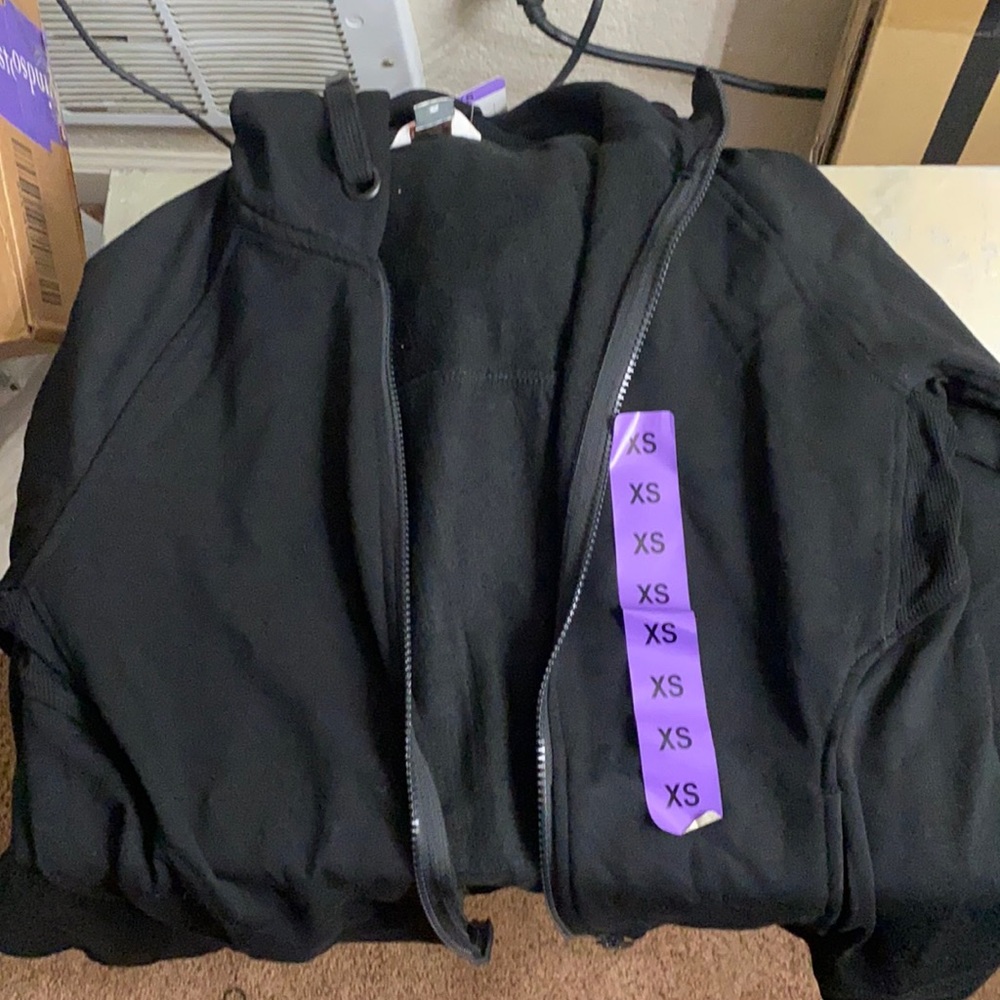 Danskin zip up sweater extra small women's